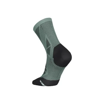 DECATHLON KIPRUN Strap Run900 Running Socks Unisex 1 Pack Cyan Jade/Smoked Black/Smoky Black