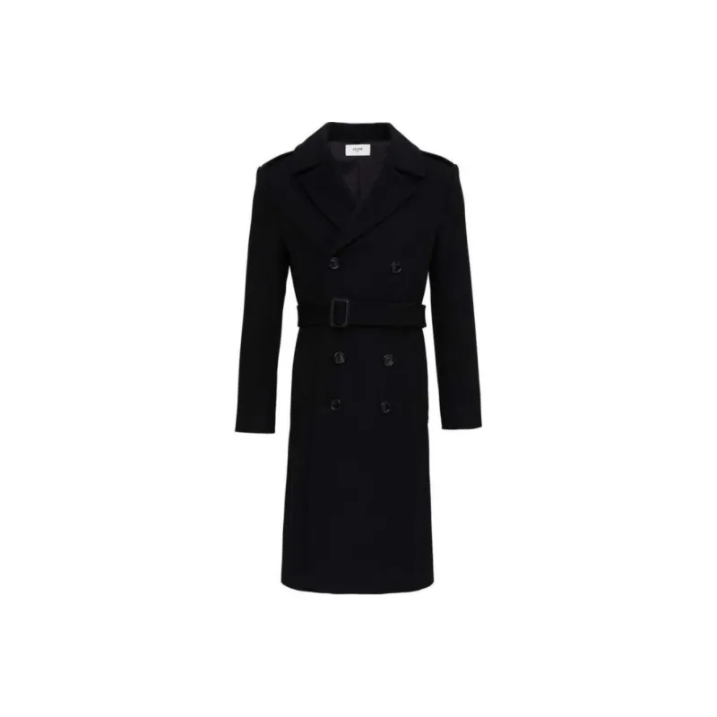 CELINE Coats Men Black-0