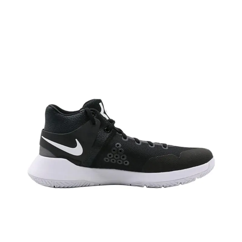 Nike KD Trey 5 IV Anti Slip Wear Resistant Mid Top Basketball Shoes Men's Black White-1