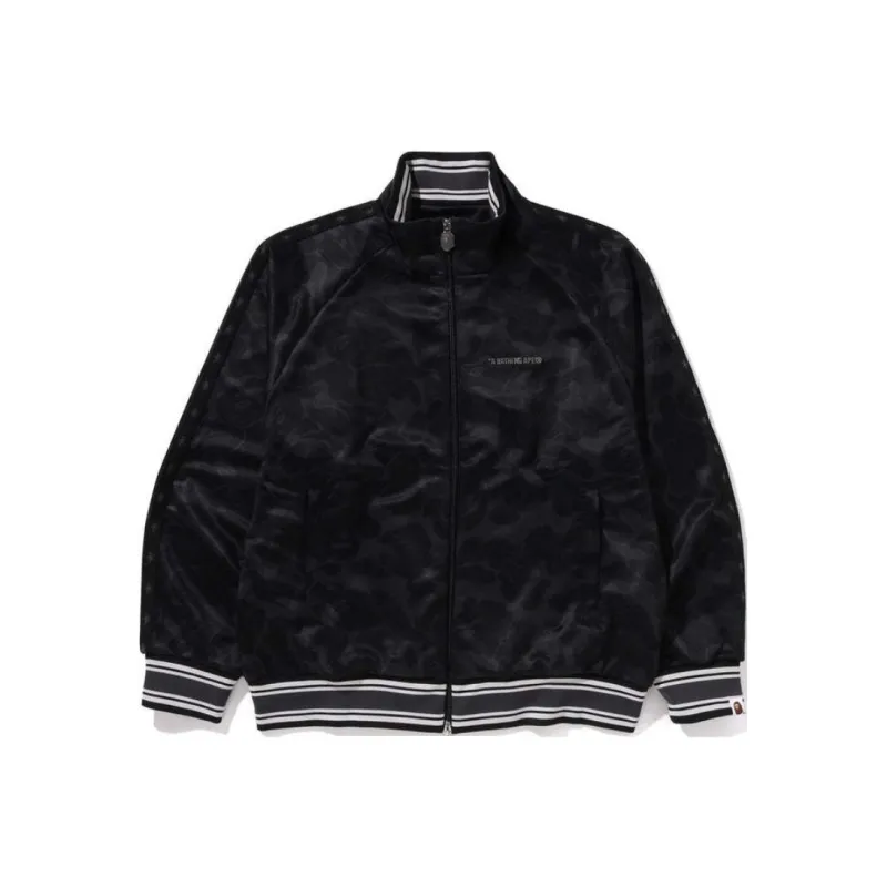 A BATHING APE Solid Camo Bathing Ape Logo Relaxed Fit Track Jacket-2
