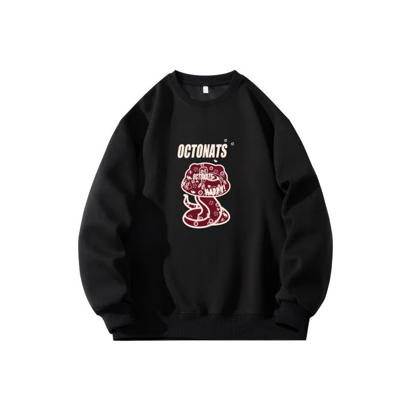Small Columns Under The Sea Sweatshirt Unisex Black-16