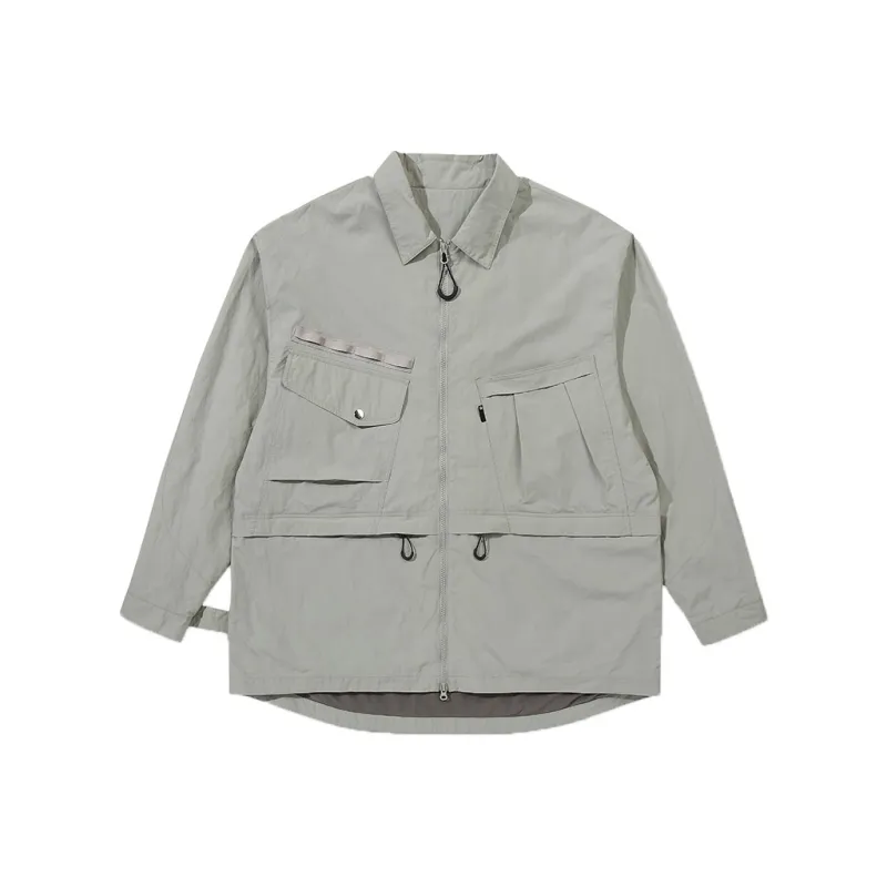 SET FUNS Spring And Fall Season Outdoor Style Jacket Brand Logo Men's-0