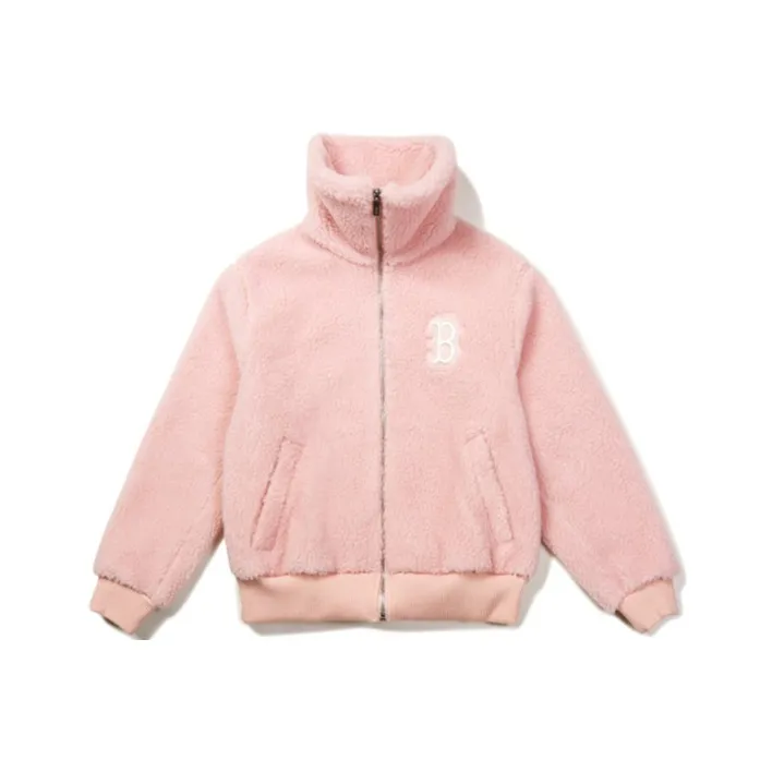 MLB Velvet Jackets Unisex Pink-0