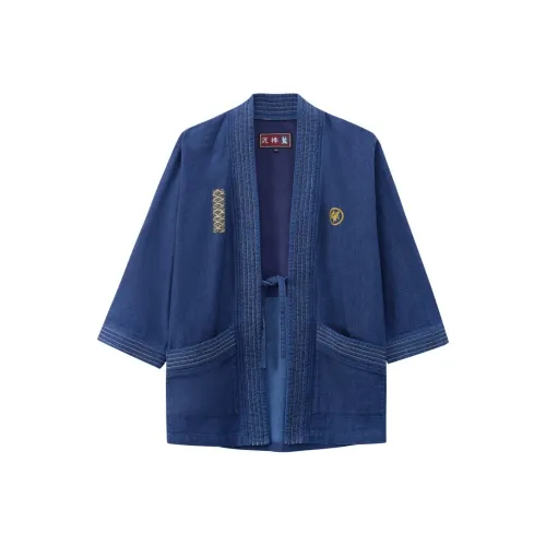 ONIARAI Stick Series Denim Jacket Men's Denim Blue