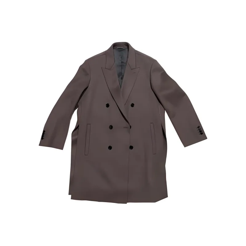 DIOR Coats Men Dark Brown-0