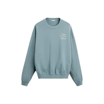 ZARA Sweatshirts Men Sky Blue