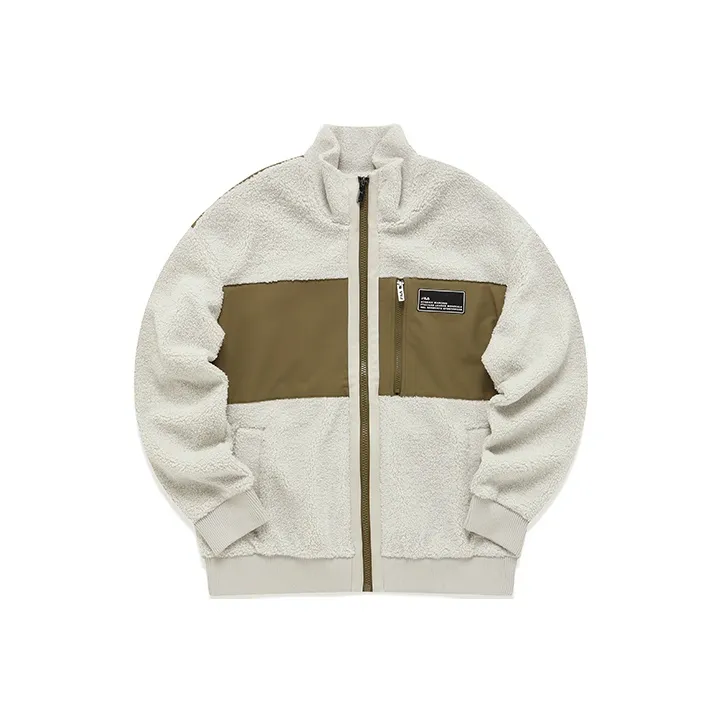 FILA Velvet Jackets Men Light Green-0