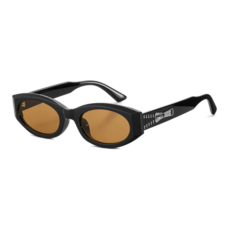 ENFANTIN TR/Memory Plastic Cat Eye Sunglasses Unisex-5