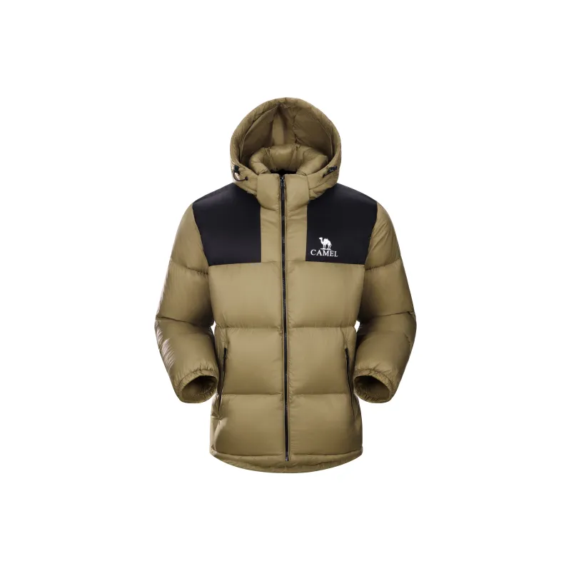 CAMEL Warm Fleece Series Down Jacket Unisex-20