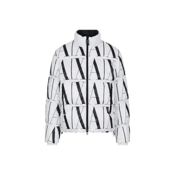 ARMANI EXCHANGE Logo print Puffer Jacket