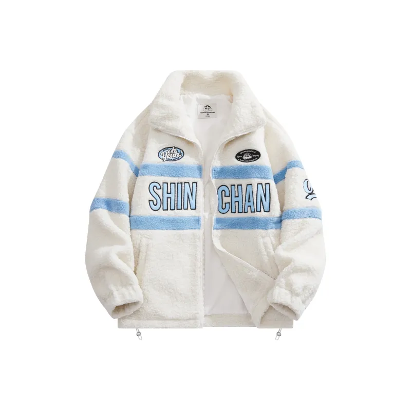 Crayon Shinchan Velvet feel Coat Unisex-2