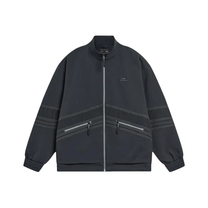 LiNing Sports Trend Series Jackets Coats Men's Black-0