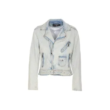BALMAIN Denim Biker Jacket