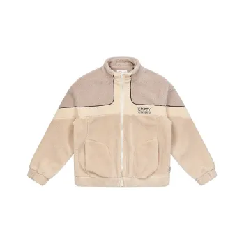 EMPTY REFERENCE Jackets Unisex Gray Khaki Color