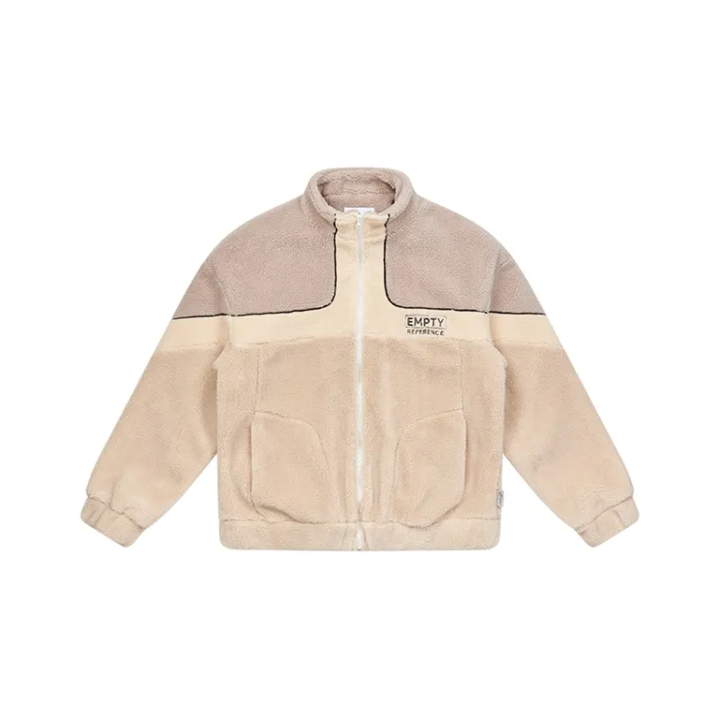 EMPTY REFERENCE Jackets Unisex Gray Khaki Color-0