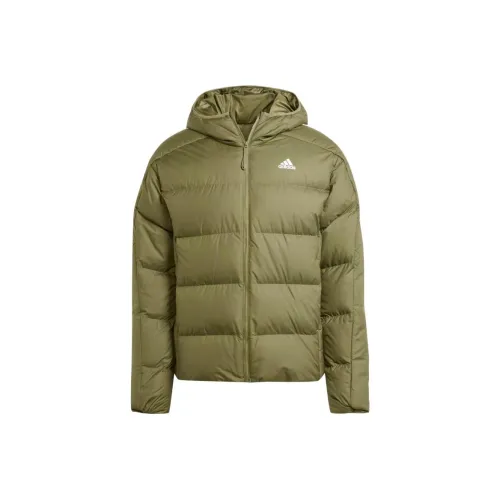 Adidas ESSENTIALS Down Jacket Men's Olive Green