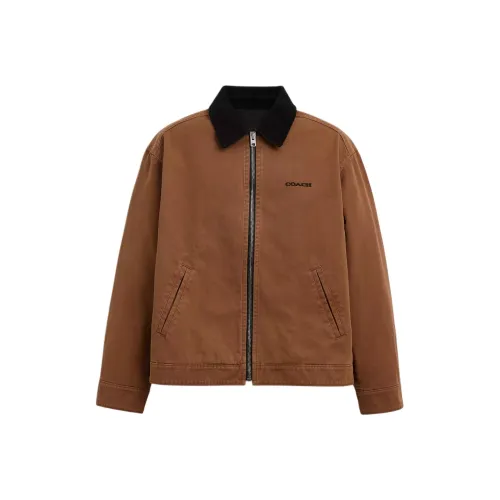 COACH FW24 Jackets & Coats Men's Brown