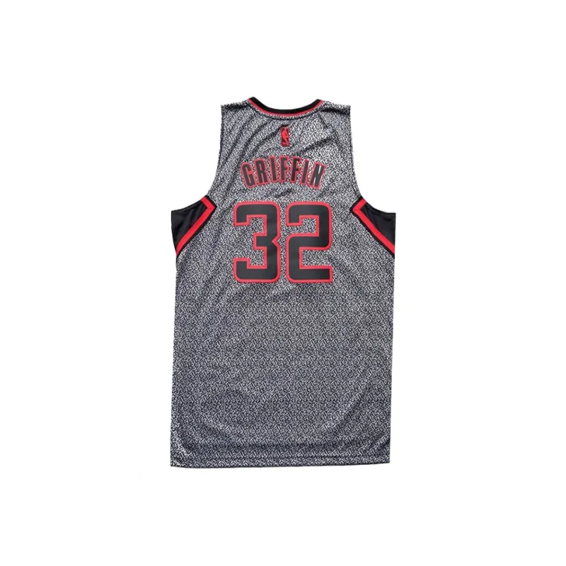 Adidas x NBA Los Angeles Clippers SWINGMAN Fan Edition Basketball Jersey Unisex Gray-1