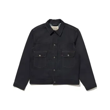 Levis WELLTHREAD Series Denim Jackets Men Dark Indigo