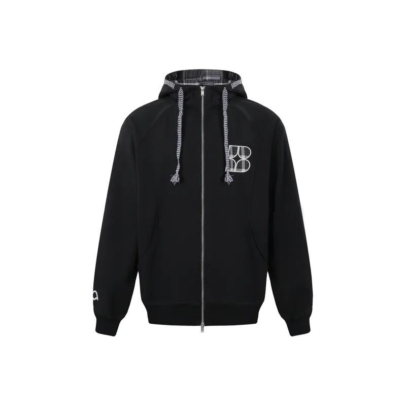 BIPOLAR Sweatshirt Jacket Unisex Light Heather Gray, Heather Gray, Black-5