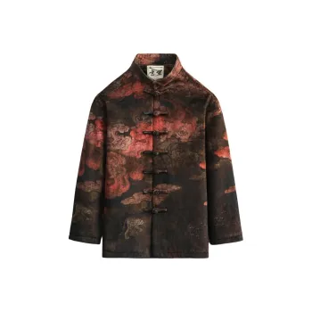 XUANSHENG Jackets Coats Men's Cloud Leopard