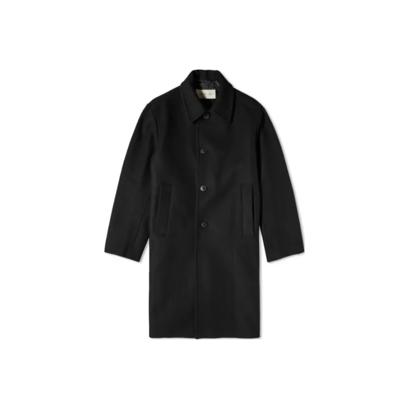DRIES VAN NOTEN Loose Fit Wool Heavy Coat-0