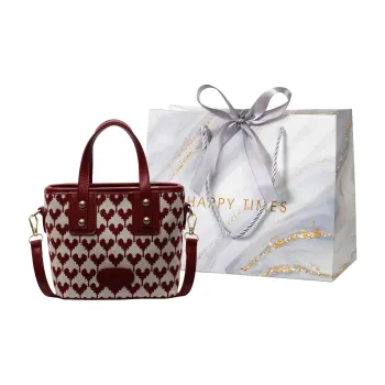 Miss Angel Fabric Crossbody Handbag Women's Multicolor