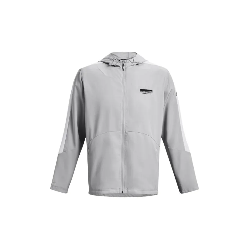 Under Armour Collegiate Jackets Men Gray Black-0