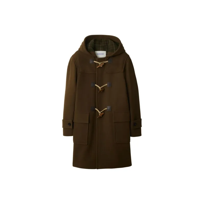 Burberry Toggle fastening Duffle Coat-0