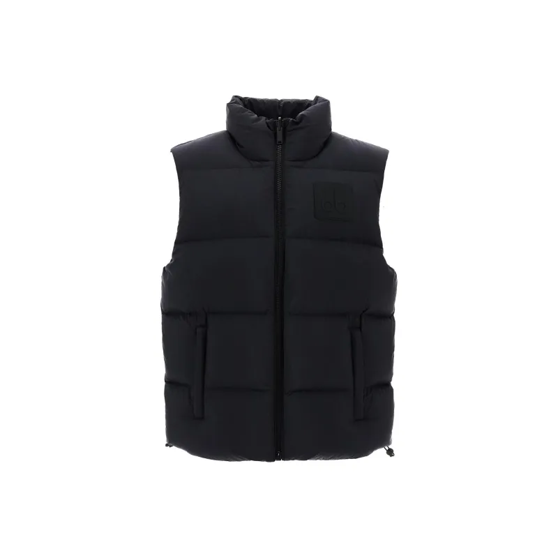 Moose Knuckles Logo Patch Reversible Down Vest-0