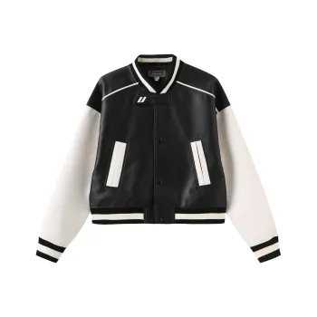 Umamiism Baseball Jacket Spring Autumn And Winter Unisex Black