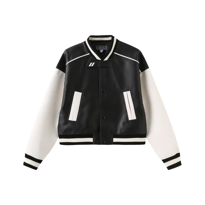 Umamiism Baseball Jacket Spring Autumn And Winter Unisex Black-0