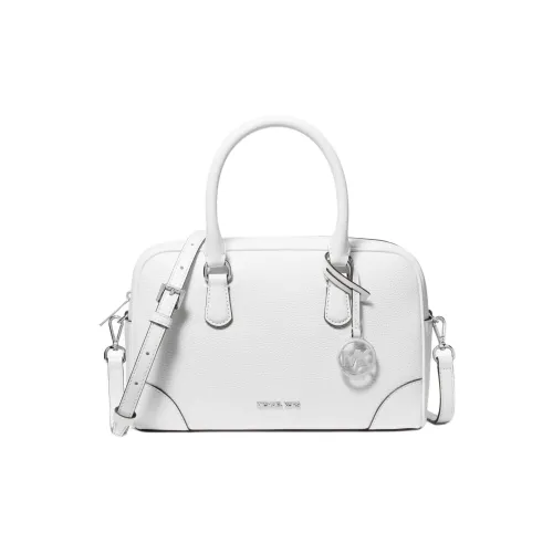 MICHAEL KORS Cow Leather With Artificial Leather Shoulder Bag, Crossbody Bag, Handbag Medium Size Women's White