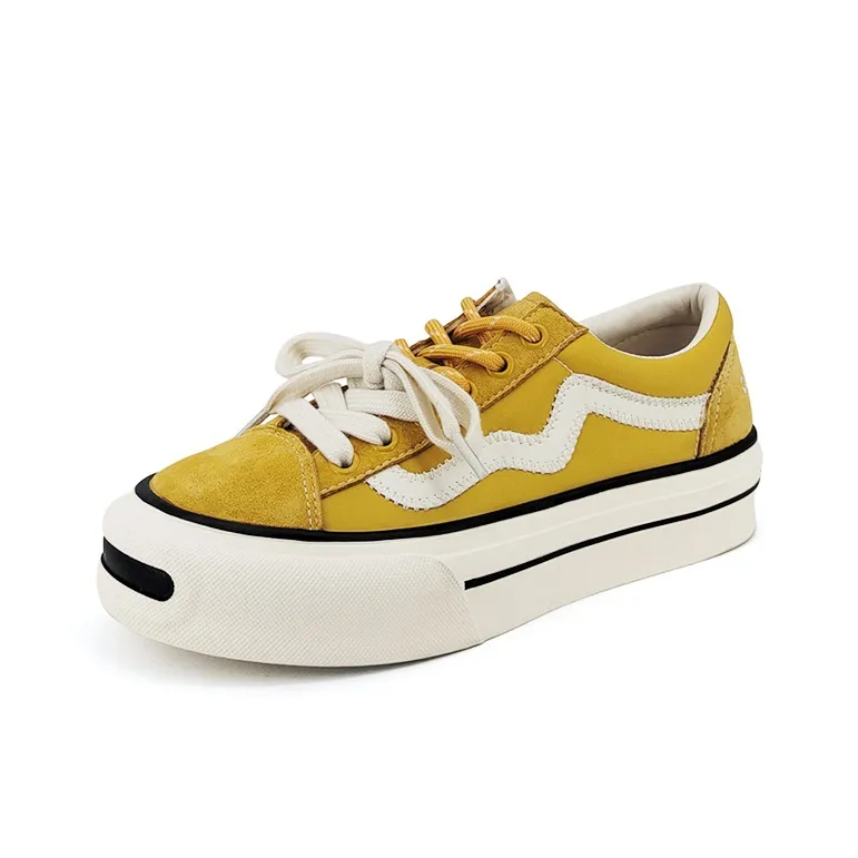FZTZ Height Increasing Anti-Slip And Wear-Resistant Low-Top Skateboard Shoes Women's-21