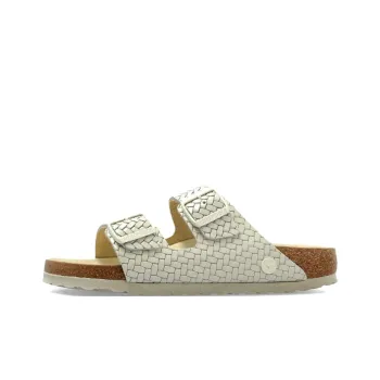 Birkenstock Arizona Slip Resistant Slide Slippers Women's White Narrow