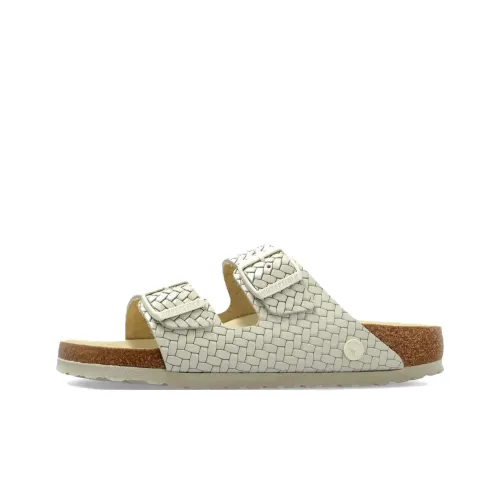 Birkenstock Arizona Slip Resistant Slide Slippers Women's White Narrow