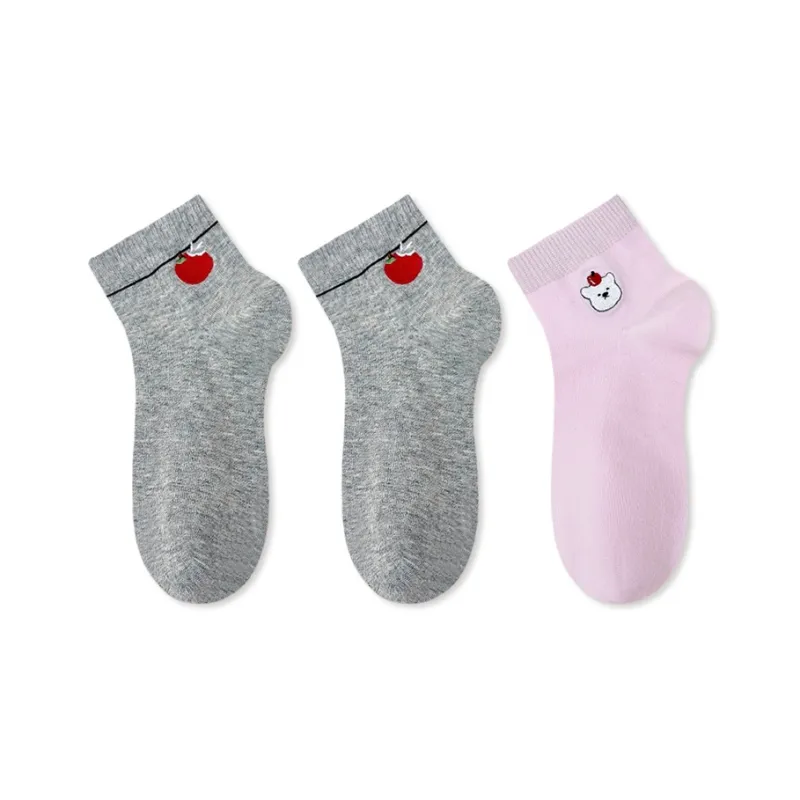 JIAZINI Ankle Socks Women's 3 Pack-12