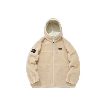 COVERNAT Loose Fit Jacket Unisex Beige