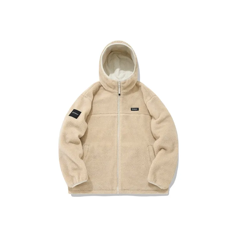 COVERNAT Loose Fit Jacket Unisex Beige-0