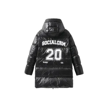 SCRM Down Jackets Unisex Black