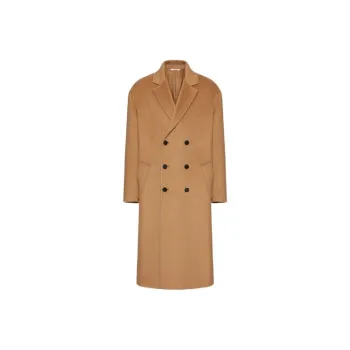 Valentino Double-Breasted Long-Sleeved Coat