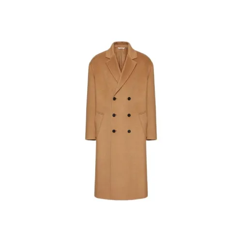 Valentino Double-Breasted Long-Sleeved Coat