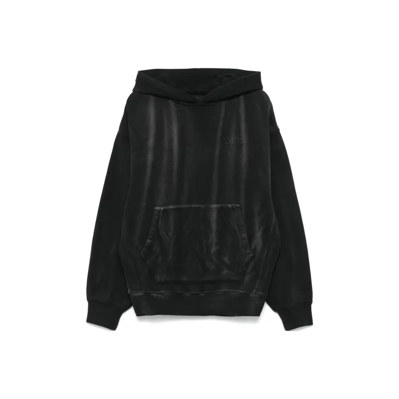 AMIRI Logo Embroidered Long Sleeved Hoodie-0