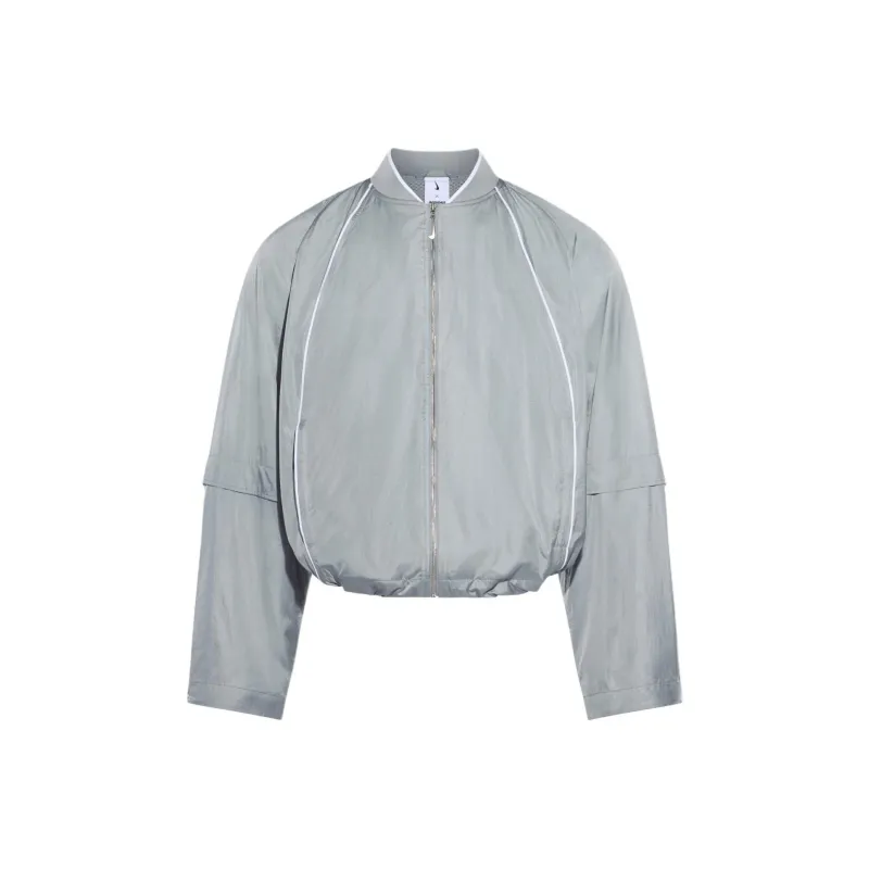 Jacquemus X Nike Track Jacket 'Silver'-0