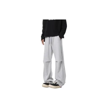 TELENT Knitted Sweatpants Unisex Heather Gray