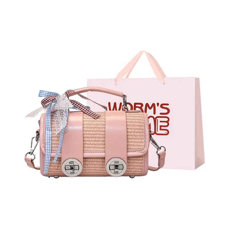 Worm's Home PU Handbag Regular Women's Multicolor-6
