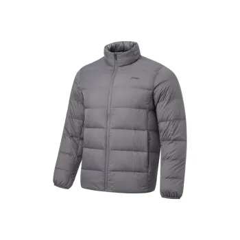 LiNing Fitness Series Down Jacket Men's Smoke Ink Gray