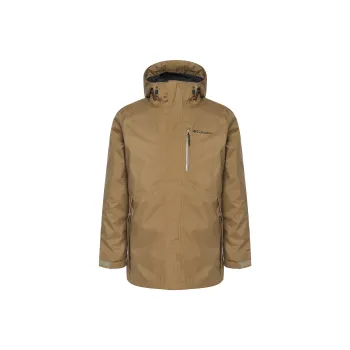 Columbia Water Resistant UV Protection Warm Windbreaker Jacket Men's Brown