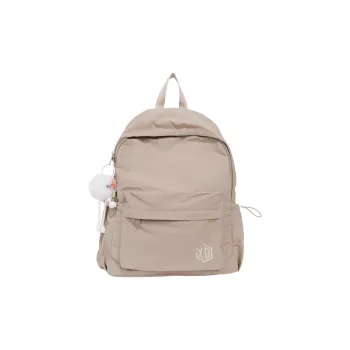 BRABOSTON Nylon Backpack Large Size Unisex Brown/Gray/Blue/Pink/White/Black