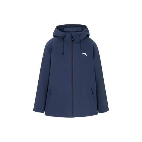 ANTA Variety Training Collection Puffer Jackets Men Bright Moon Blue